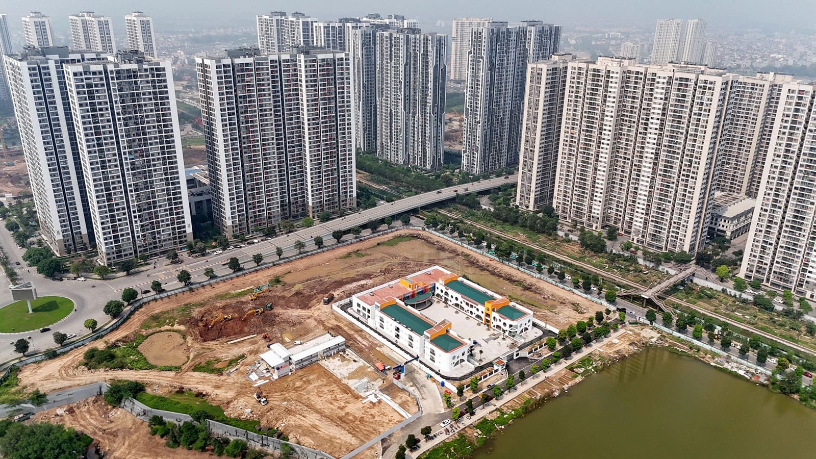 Tiến độ xây dựng dự án The Sola Park vào tháng 04/2024