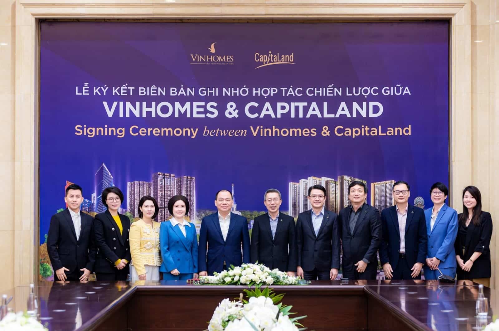 CapitaLand và Vinhomes ký kết hợp tác chiến lược phát triển dự án The Fullton trị giá 800 triệu USD