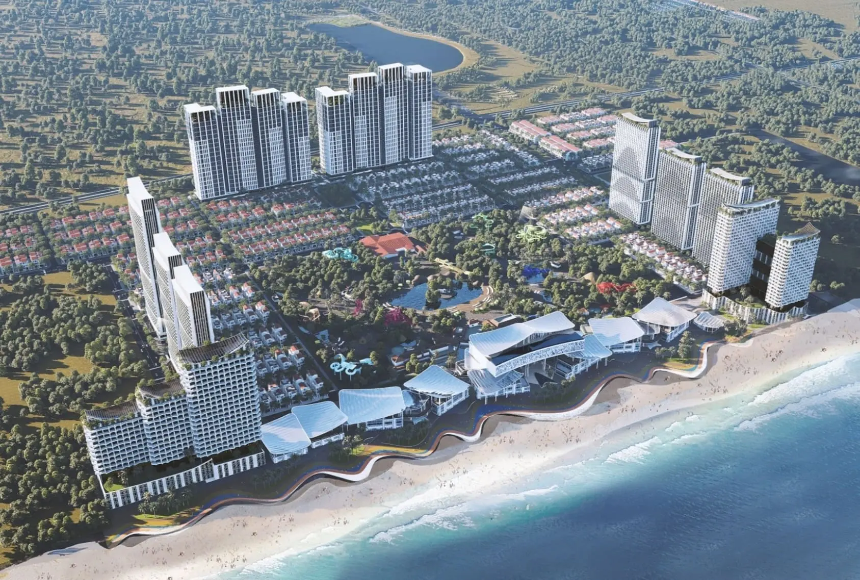 Toàn cảnh Dự án Blanca City tại Vũng Tàu – điểm đến nghỉ dưỡng và giải trí đẳng cấp.